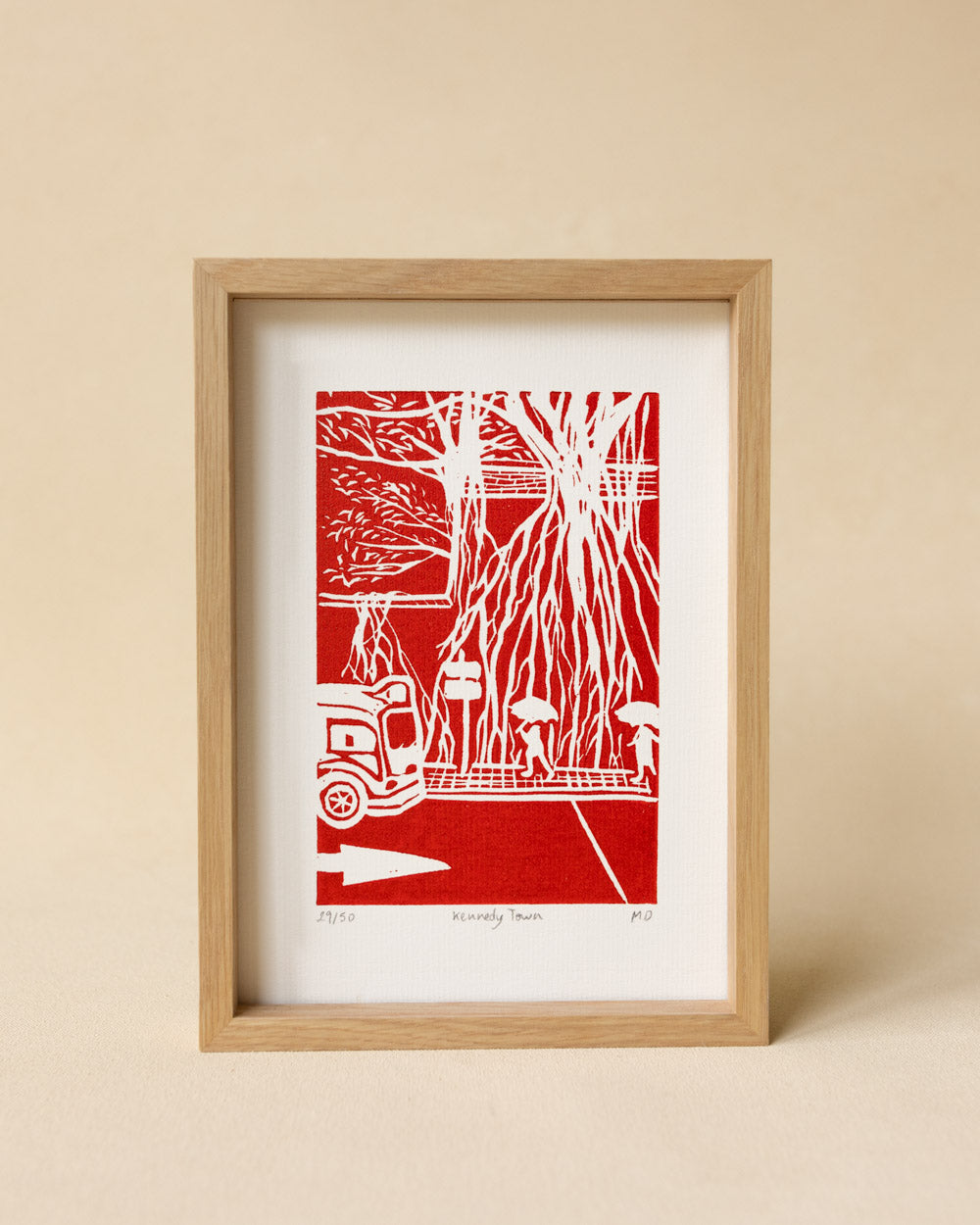 Kennedy Town - Original Linoprint