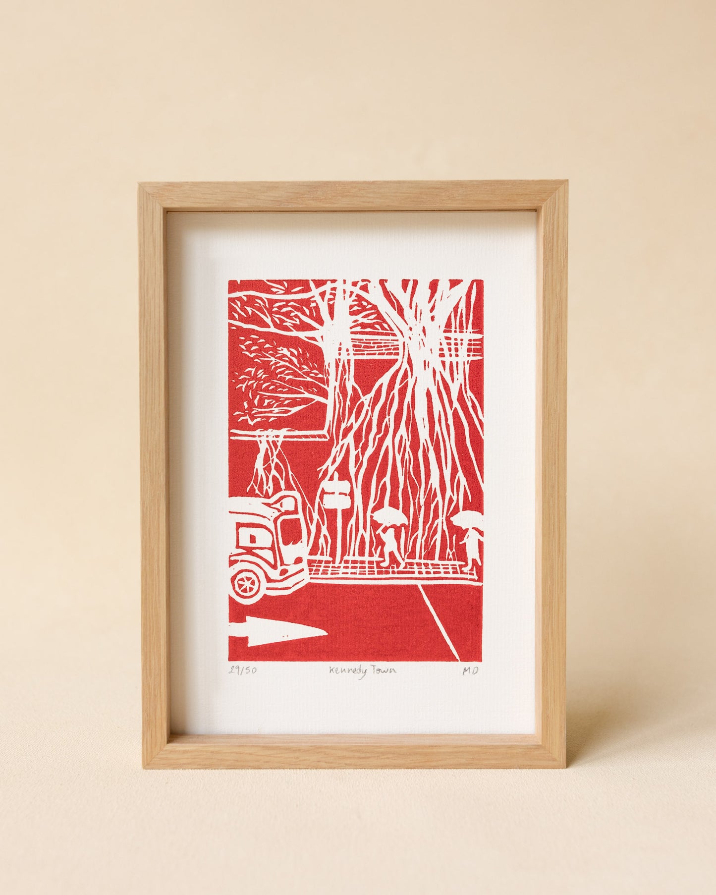 Kennedy Town - Original Linoprint