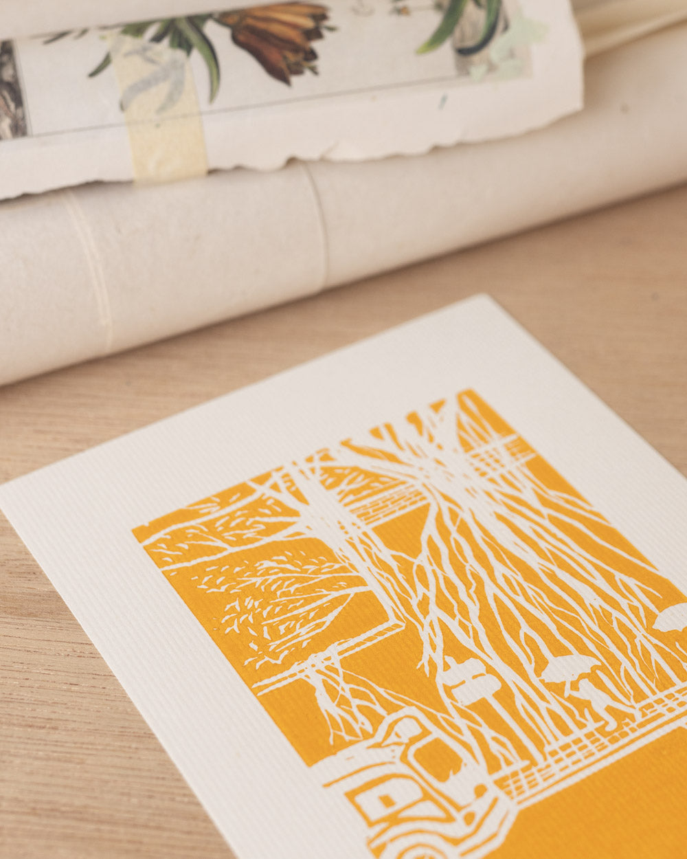 Kennedy Town - Original Linoprint