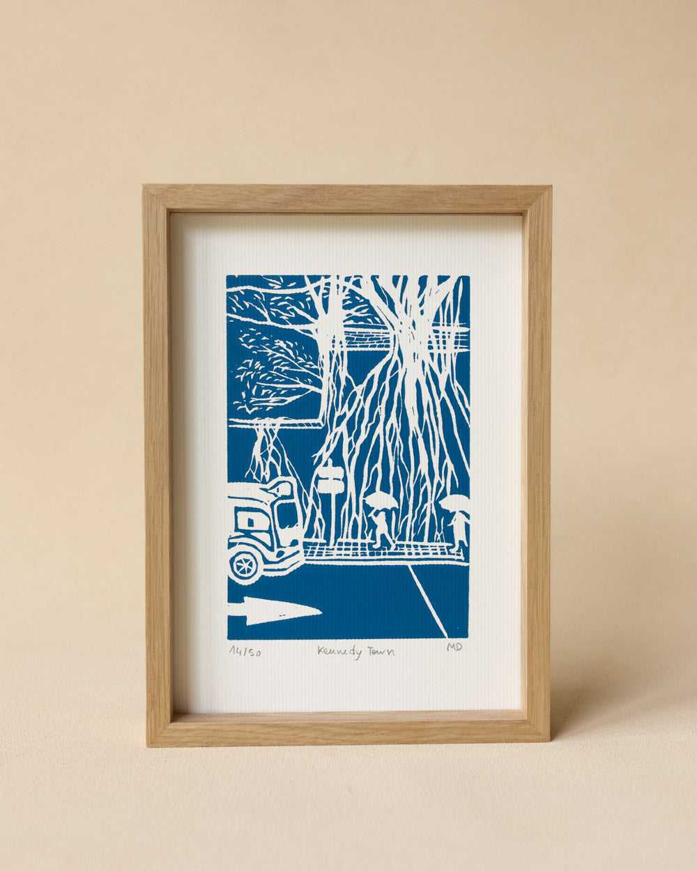 Kennedy Town - Original Linoprint