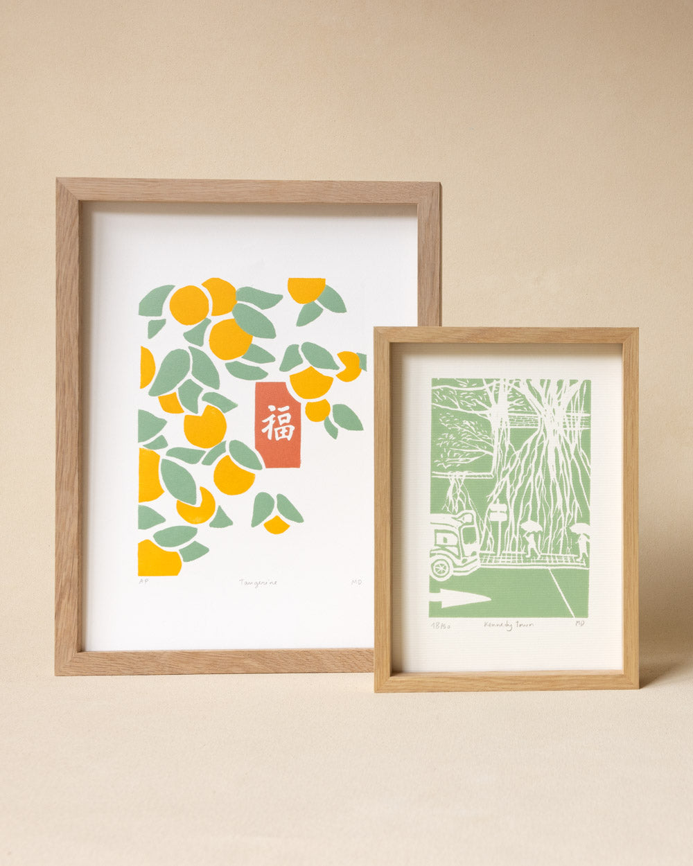 Kennedy Town - Original Linoprint