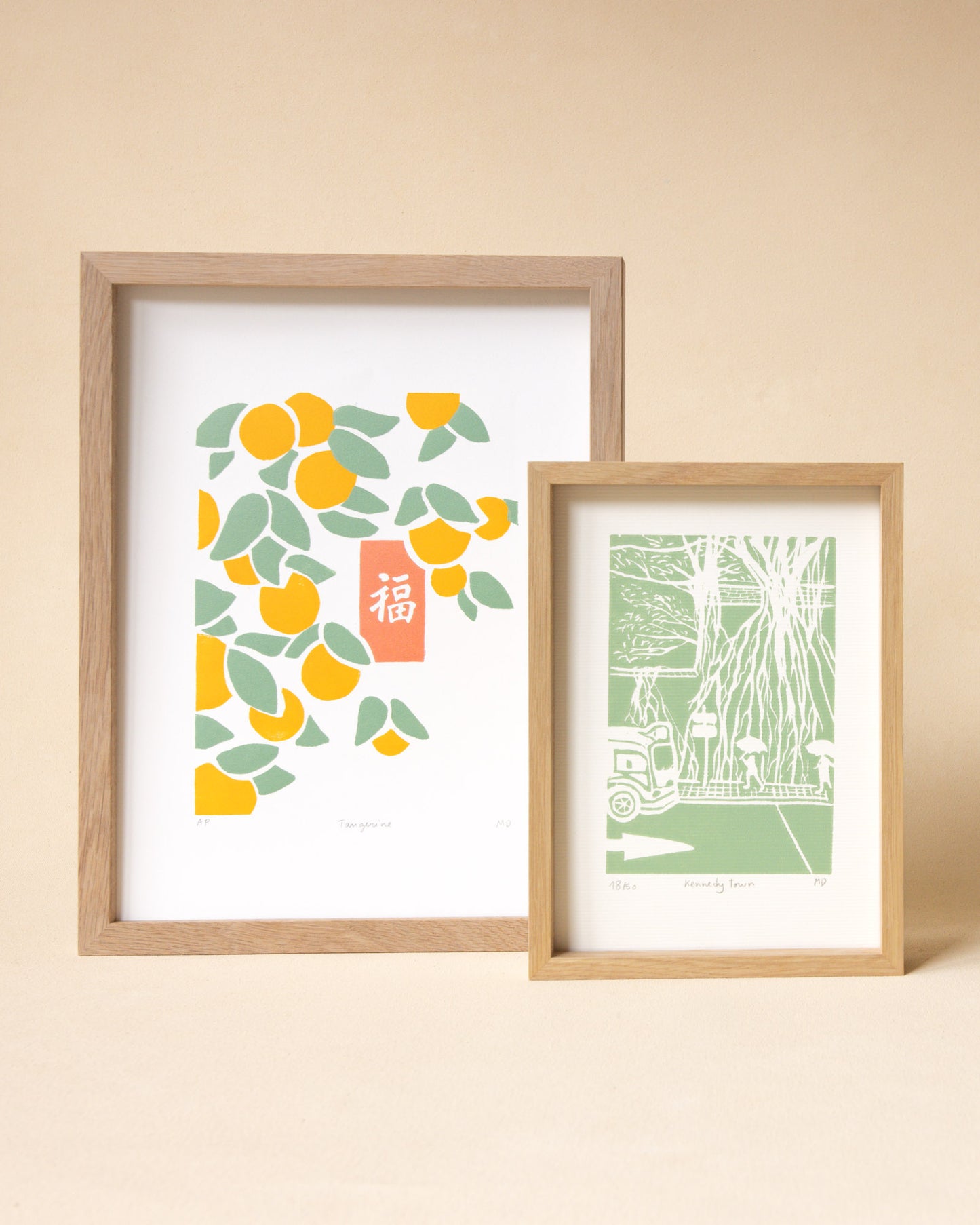 Kennedy Town - Original Linoprint