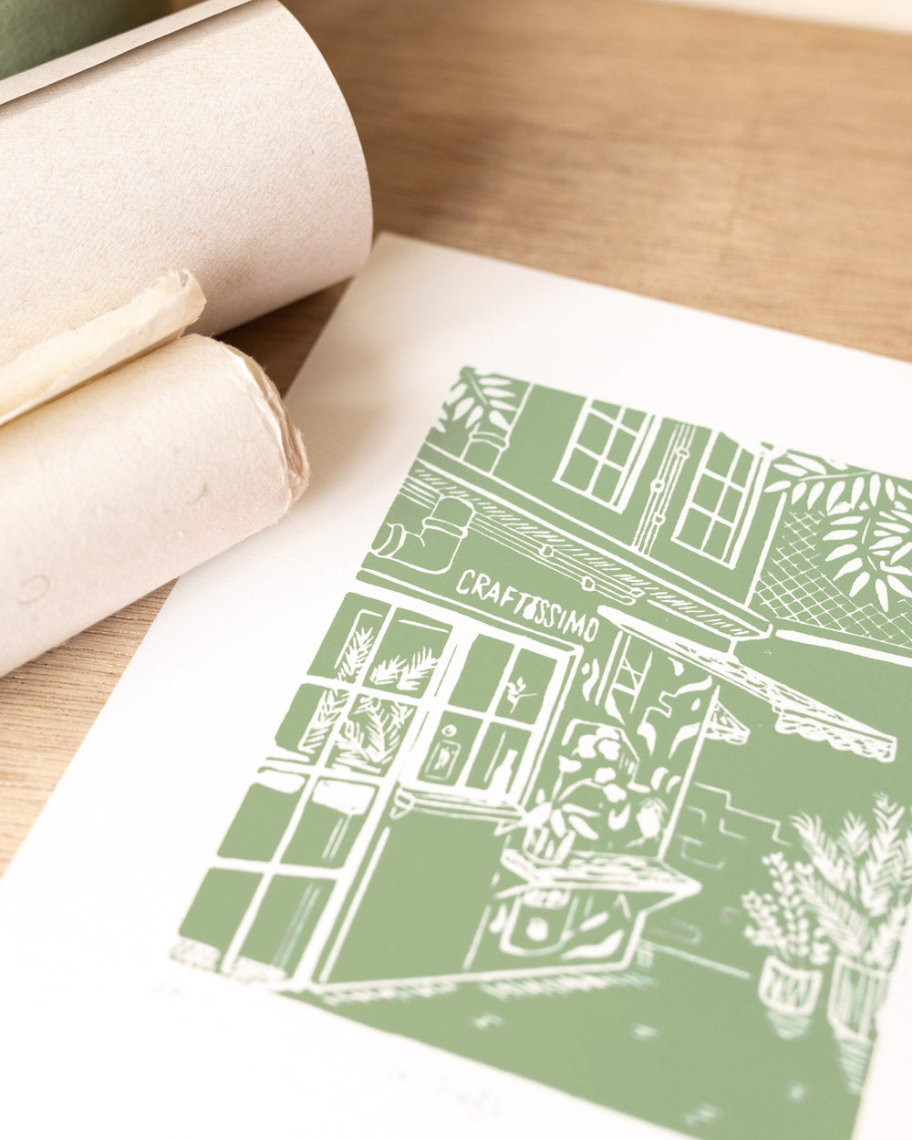Le Crafti - Original Linoprint