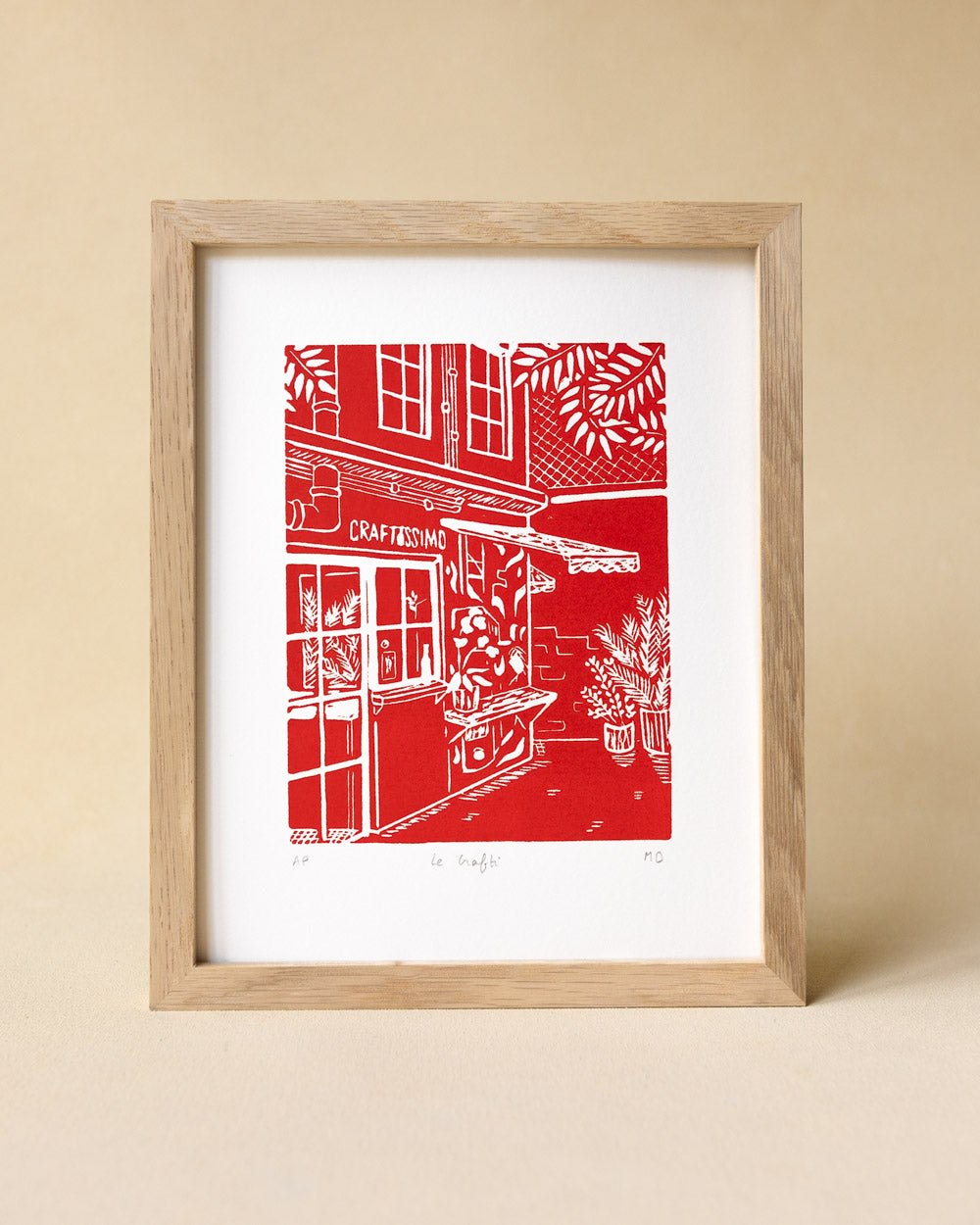 Le Crafti - Original Linoprint