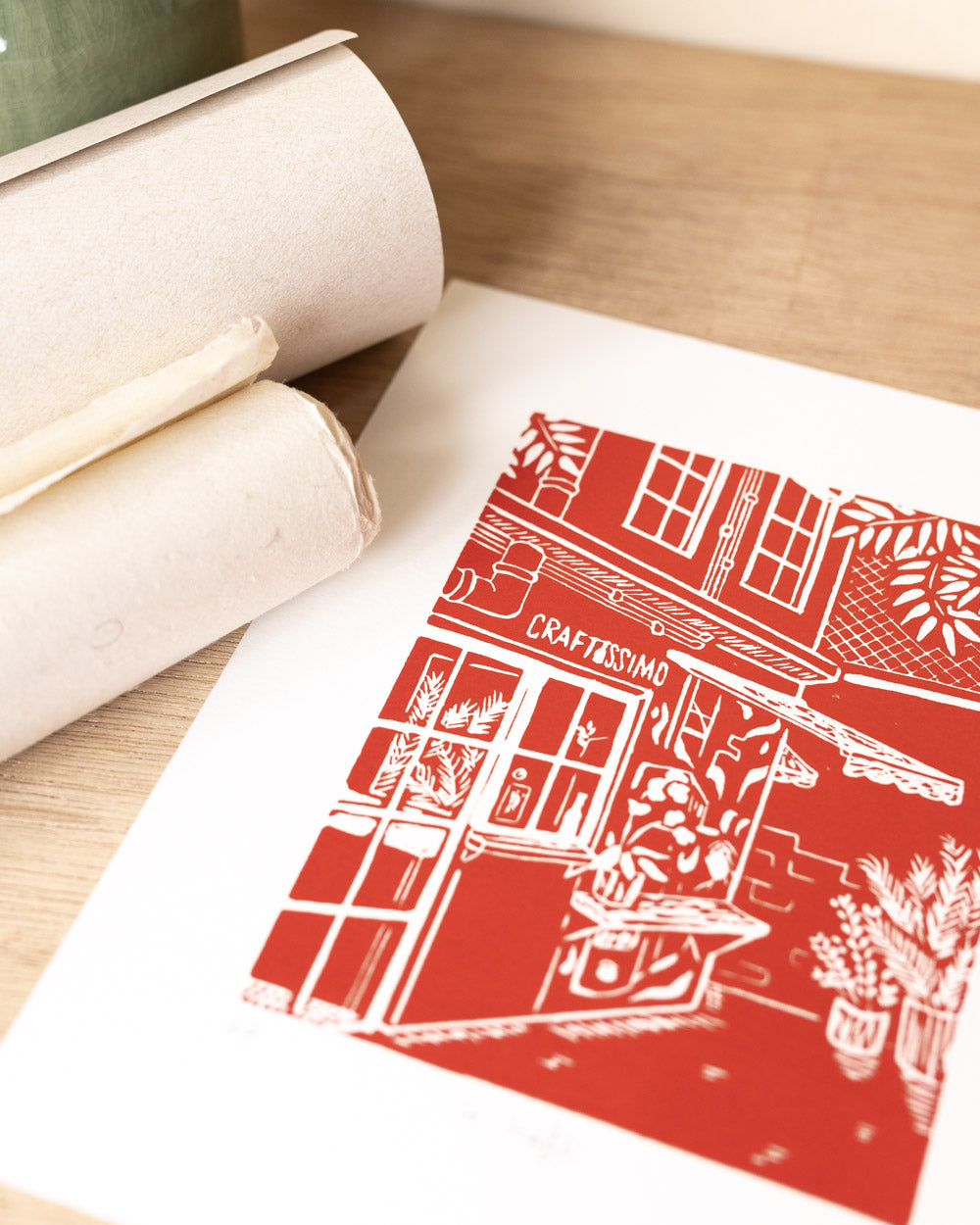 Le Crafti - Original Linoprint