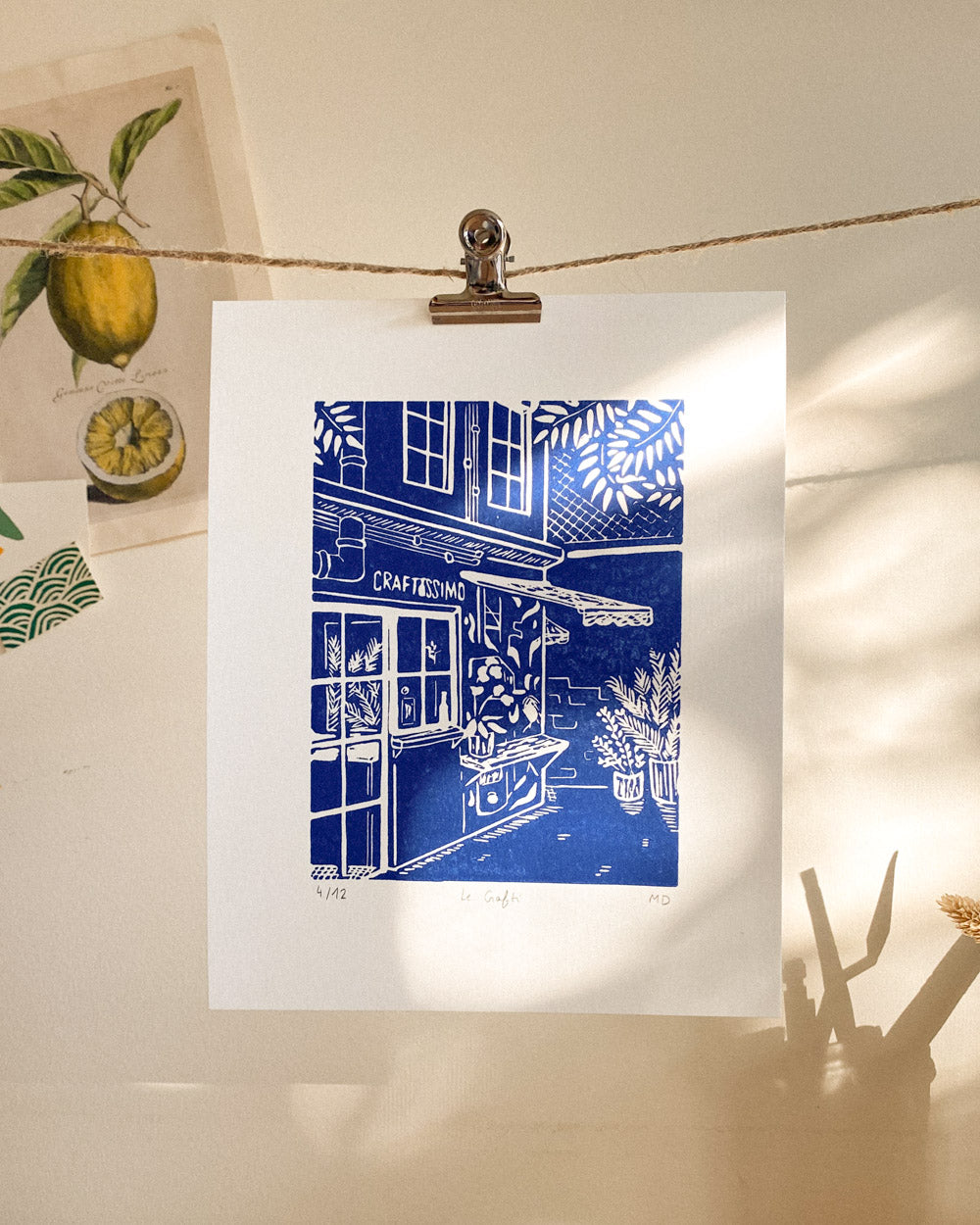 Le Crafti - Original Linoprint