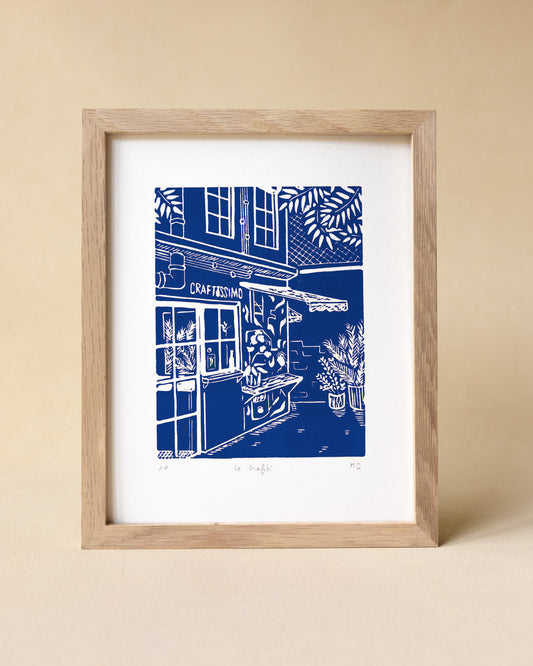 Le Crafti - Original Linoprint