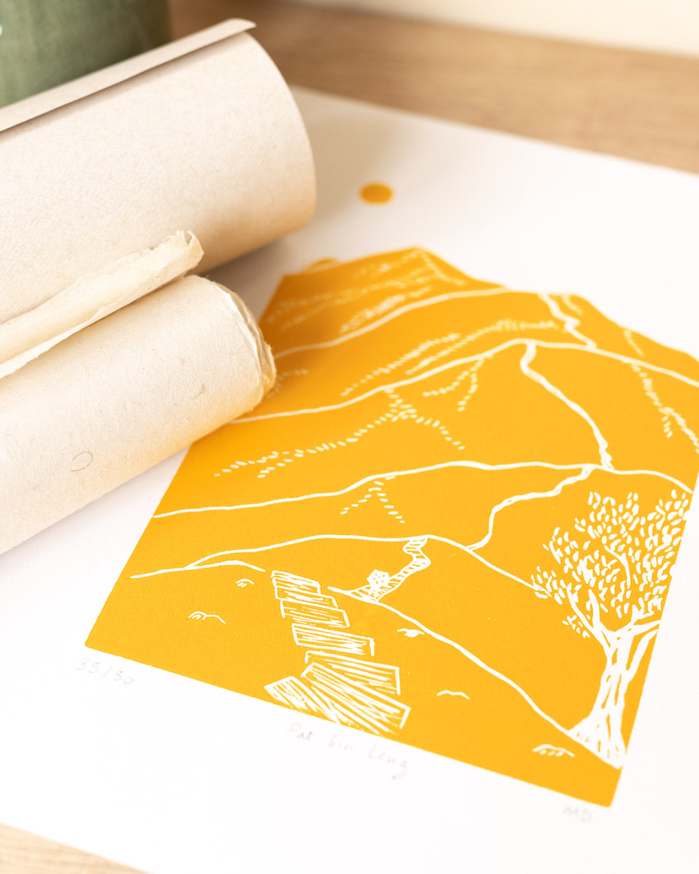 Pat Sin Leng - Original Linoprint