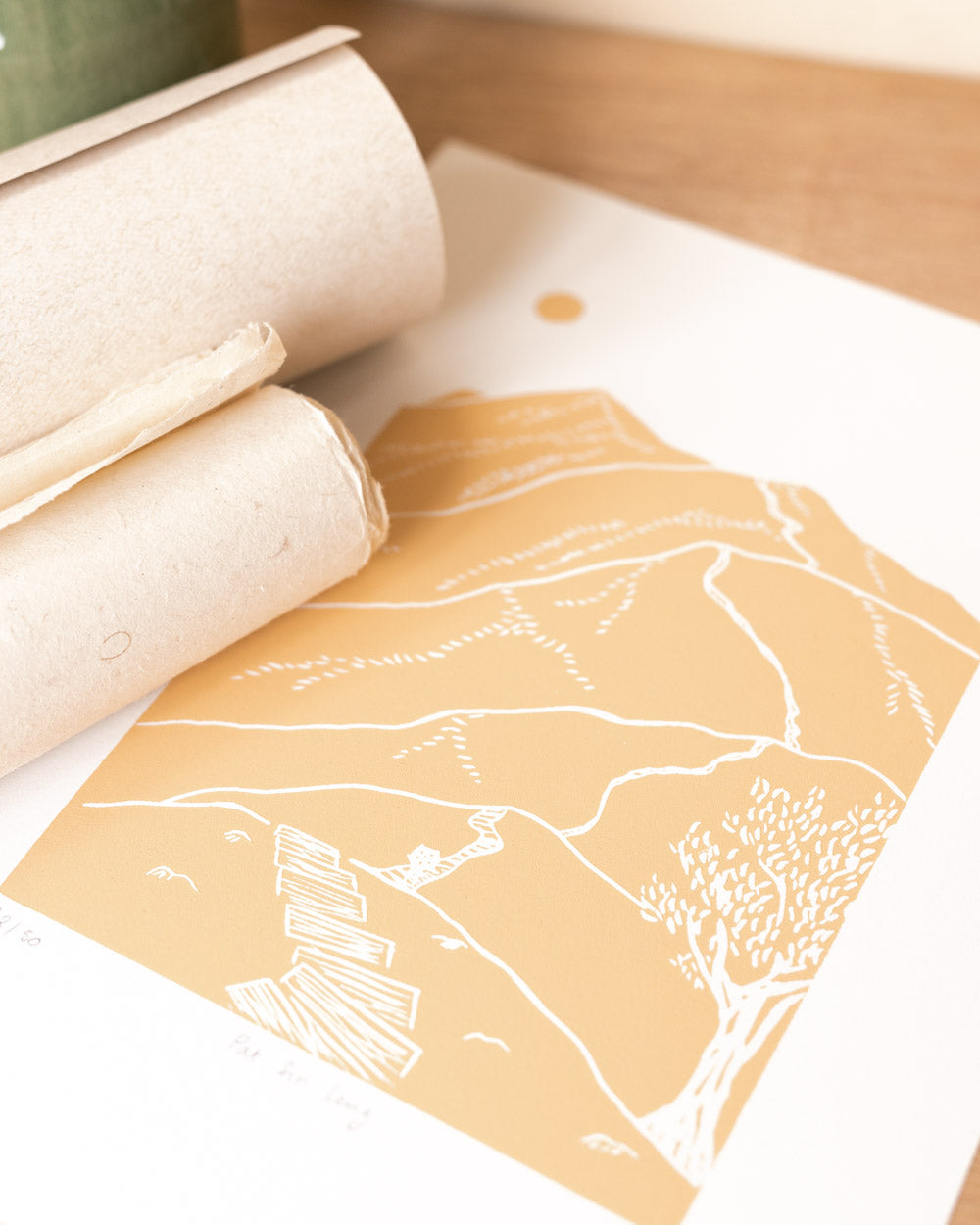 Pat Sin Leng - Original Linoprint
