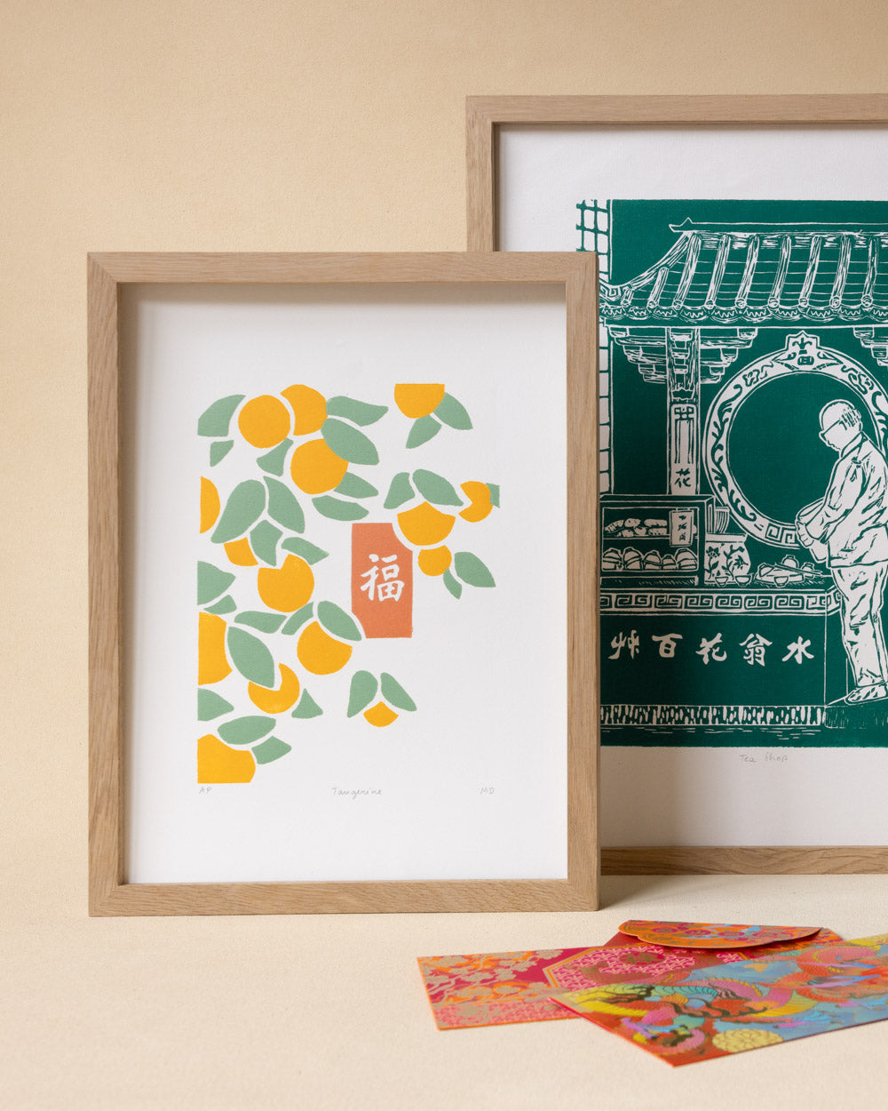 Tangerine - Original Linoprint