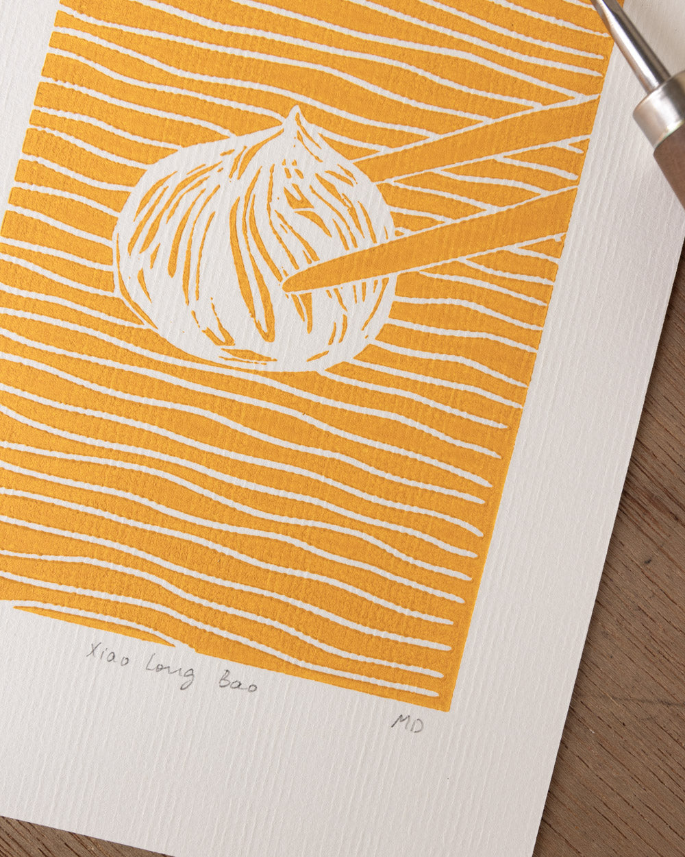Xiao Long Bao - Original Linoprint