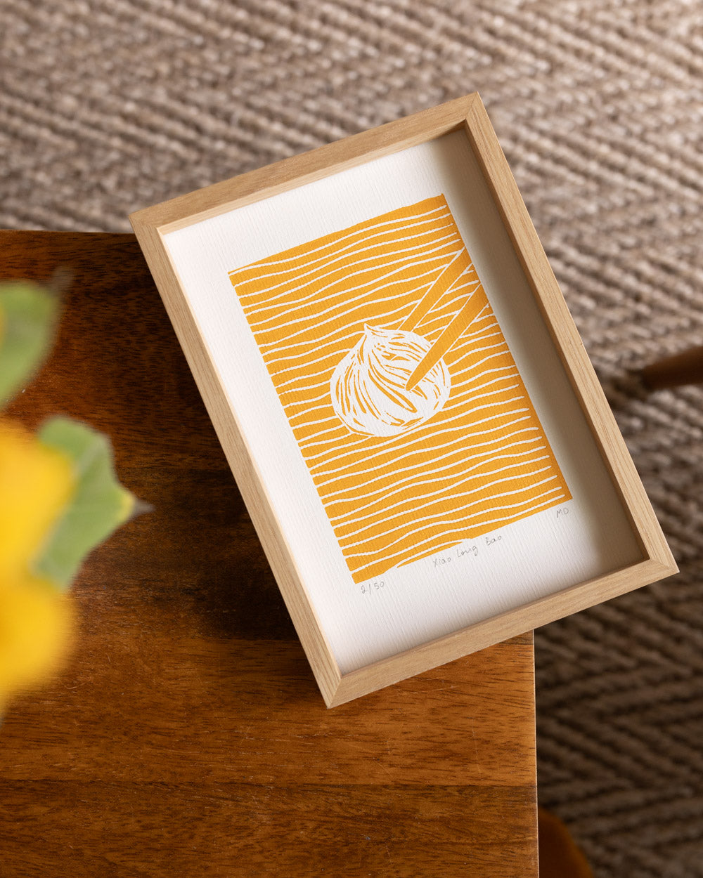 Xiao Long Bao - Original Linoprint