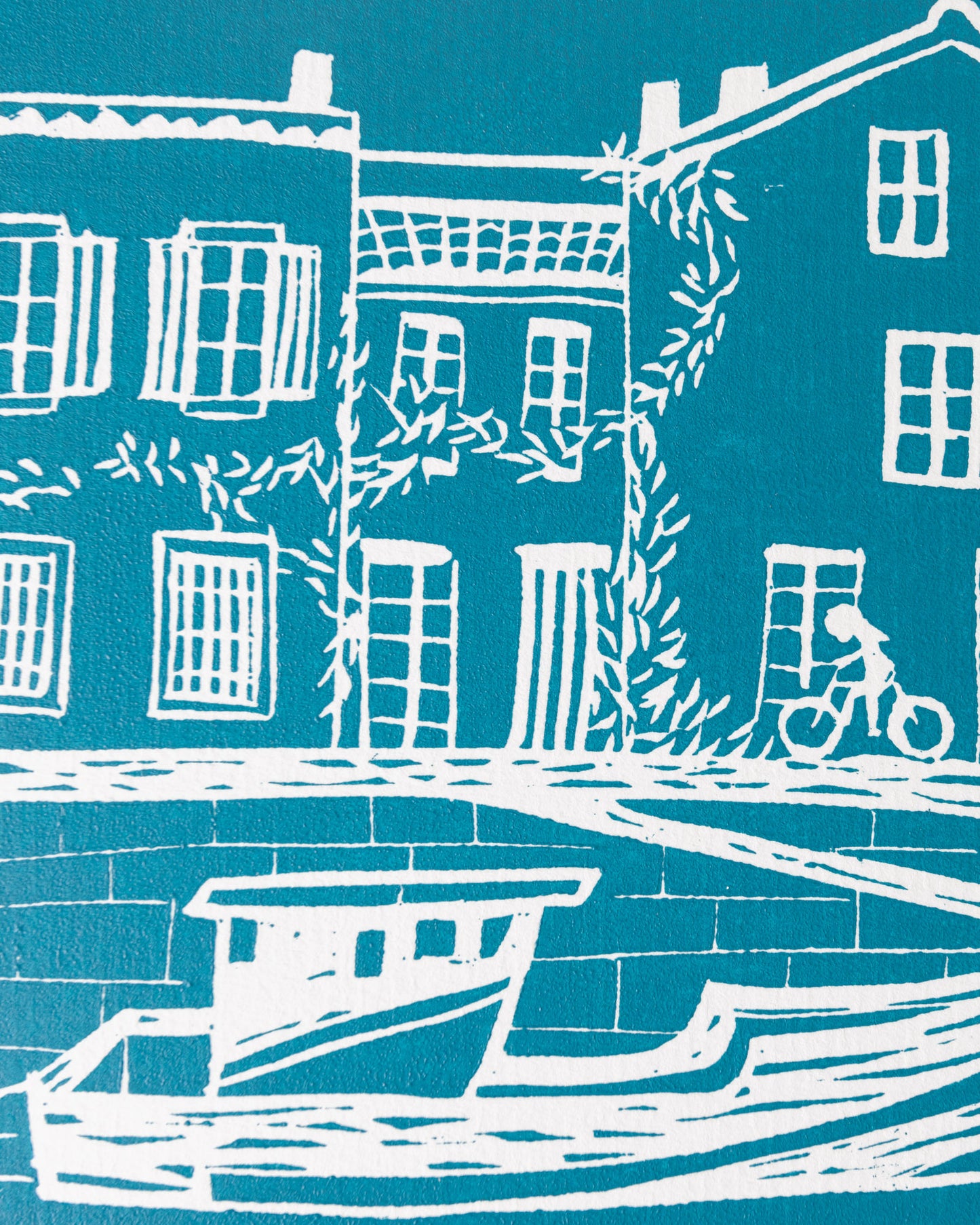 L'Île de Ré - Original Linoprint