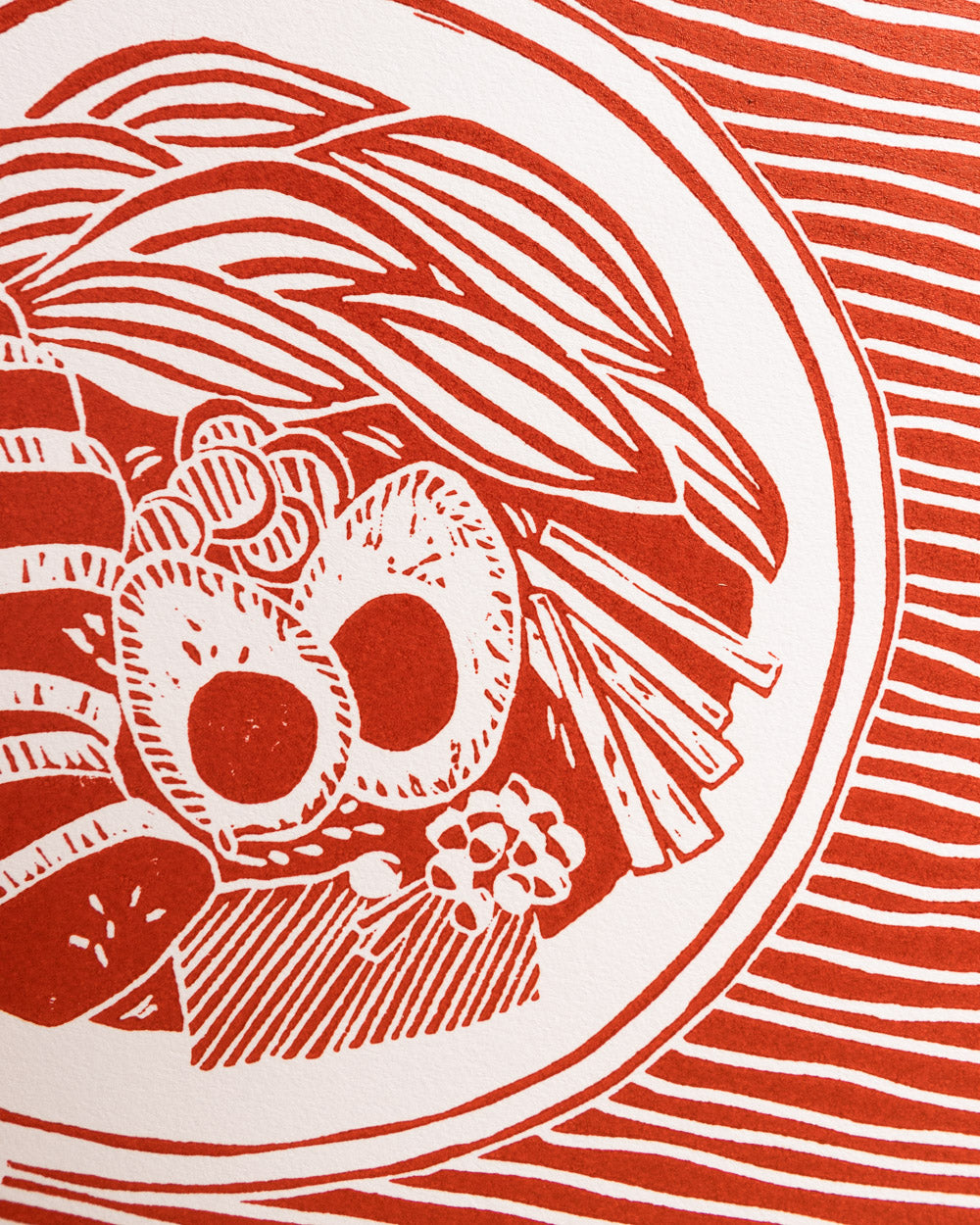Tonkotsu Ramen - Original Linoprint