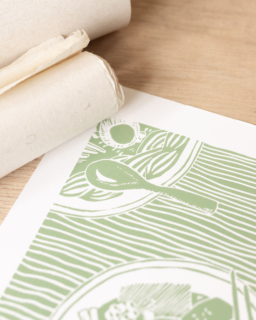 Tonkotsu Ramen - Original Linoprint