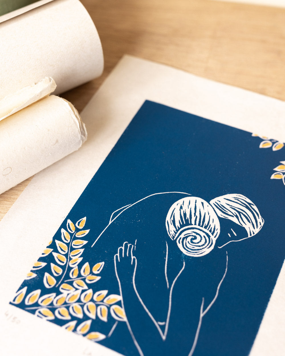 La Valse - Original Linoprint