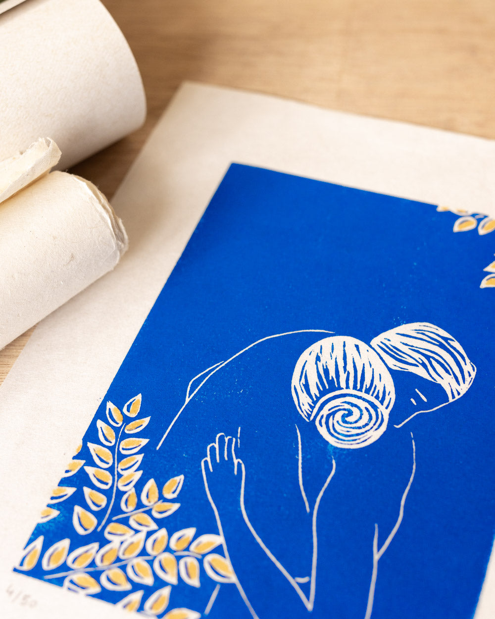 La Valse - Original Linoprint