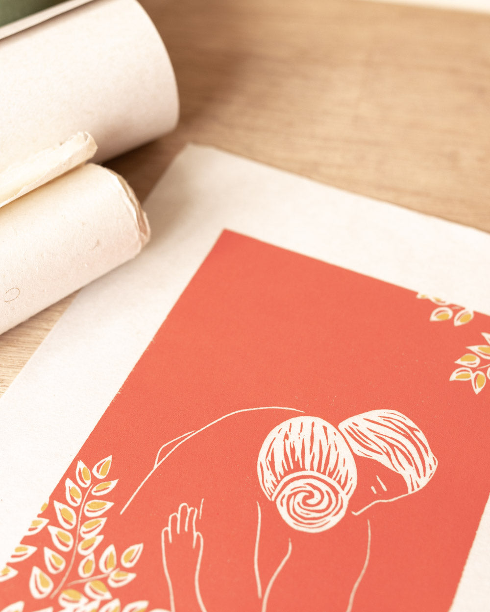 La Valse - Original Linoprint