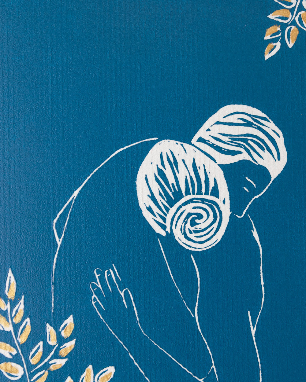 La Valse Small - Original Linoprint