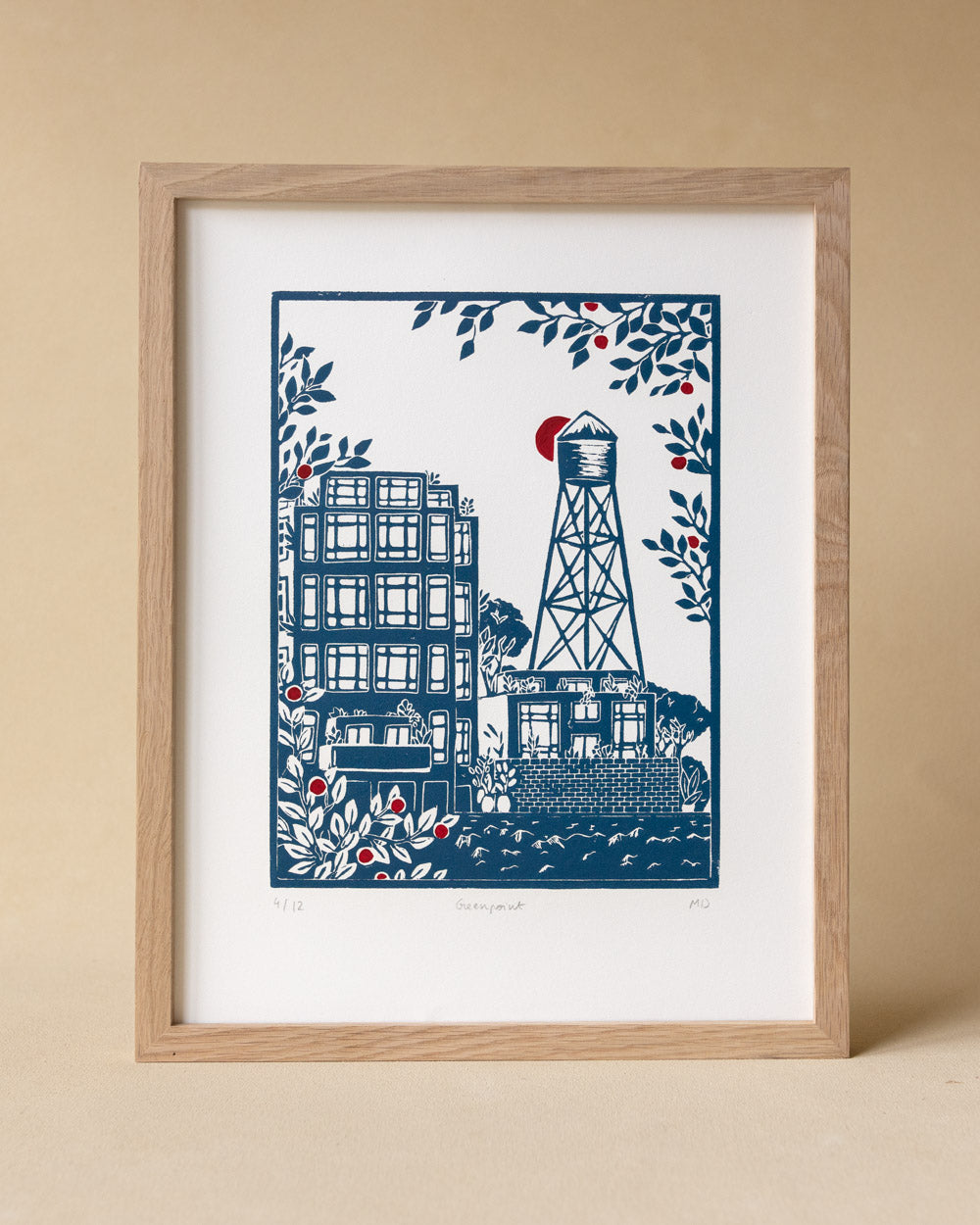 Greenpoint - Original Linoprint