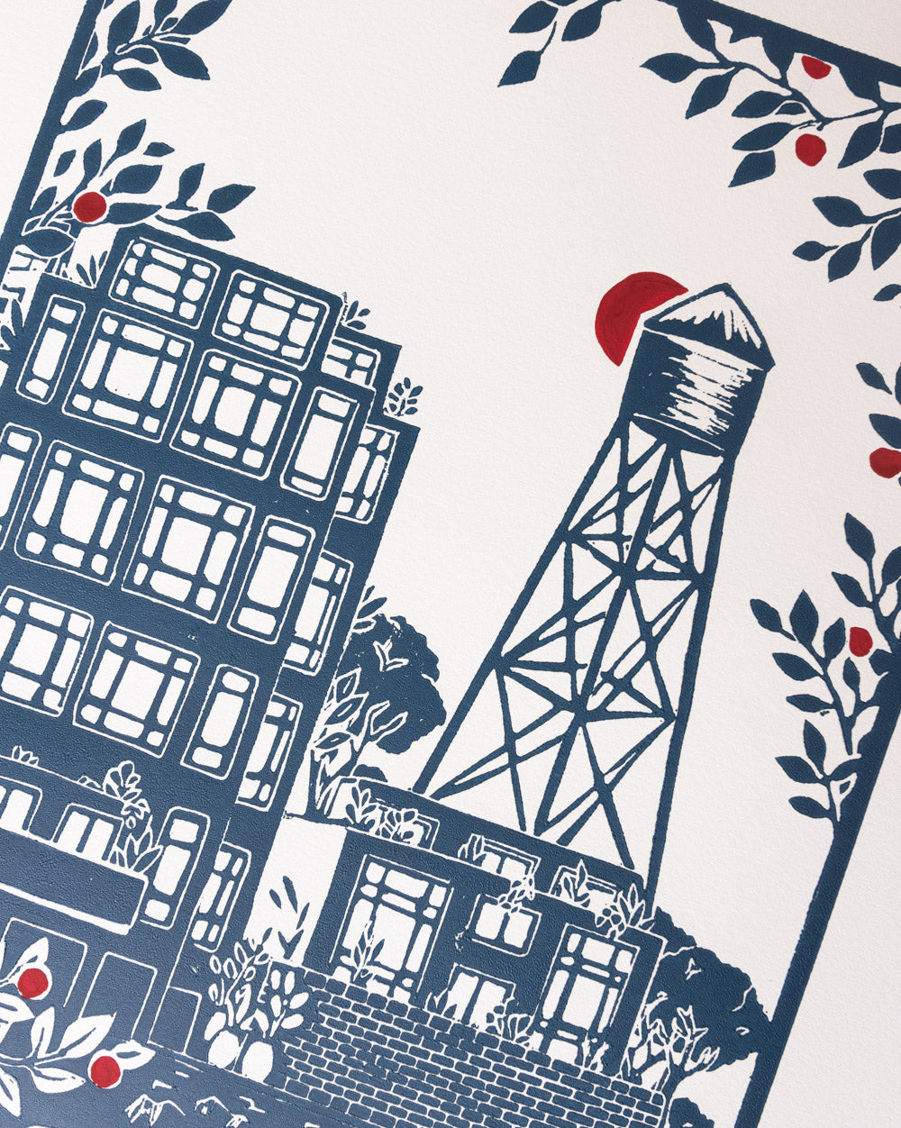 Greenpoint - Original Linoprint