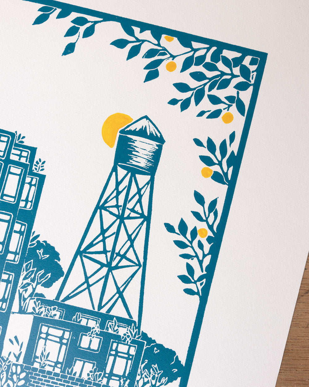 Greenpoint - Original Linoprint