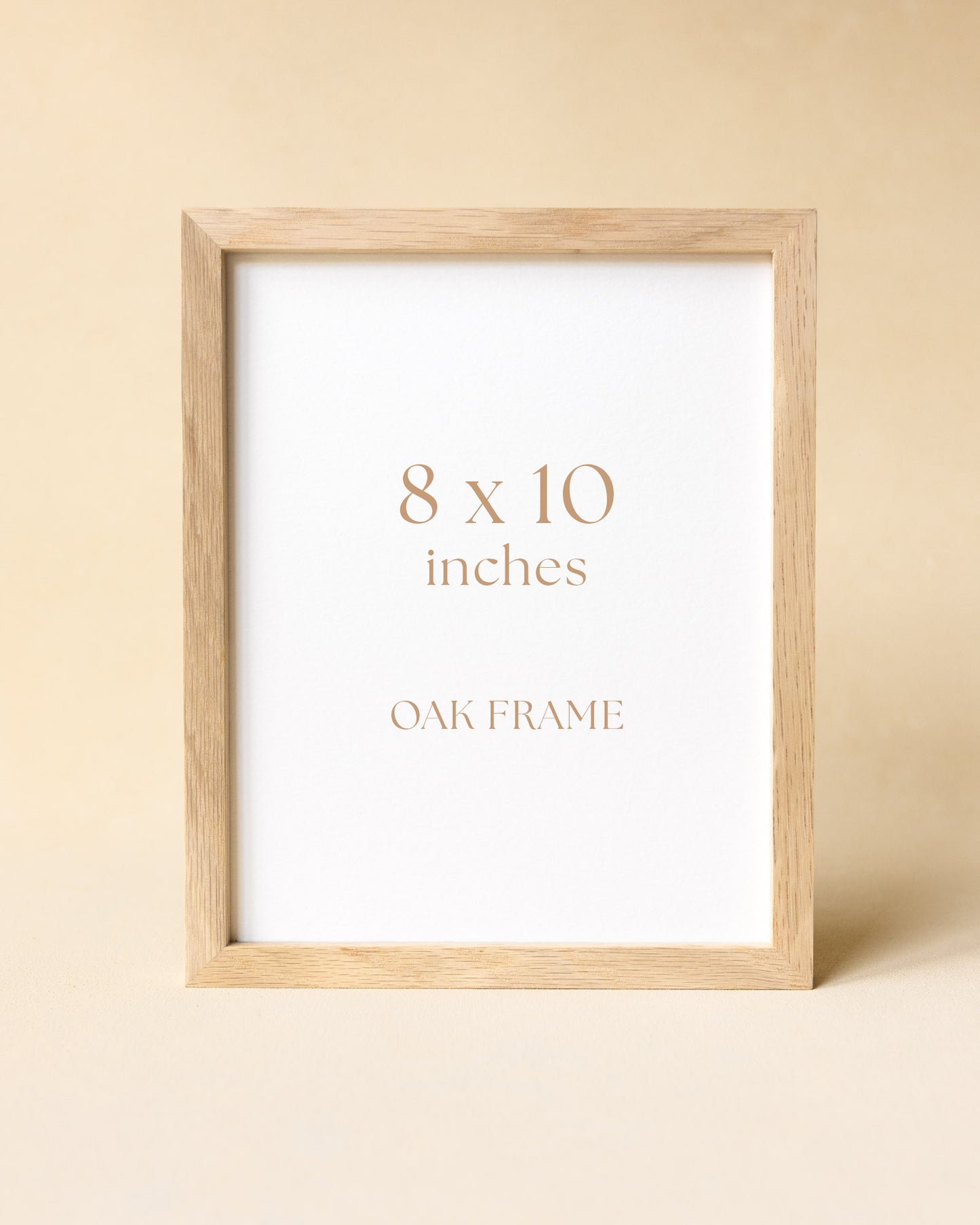 Solid Oak Frame, 8 x 10 in