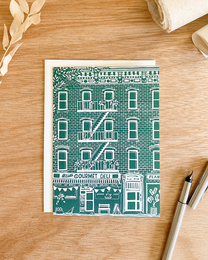 Gourmet Deli - Greeting Card