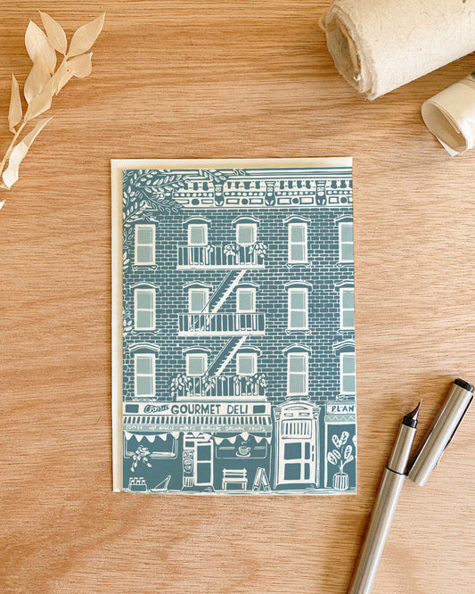 Gourmet Deli - Greeting Card