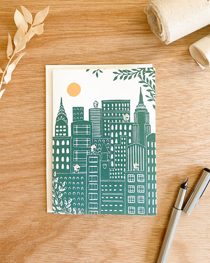 Manhattan - Greeting Card