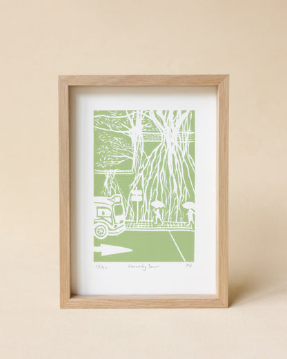 Kennedy Town - Original Linoprint