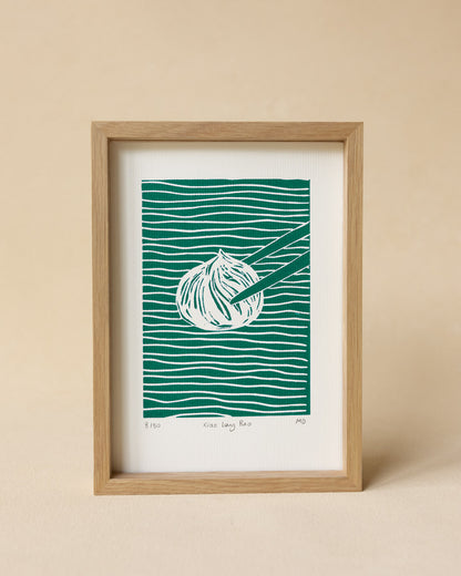 Xiao Long Bao - Original Linoprint