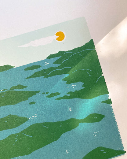 Sai Kung - Original Woodprint
